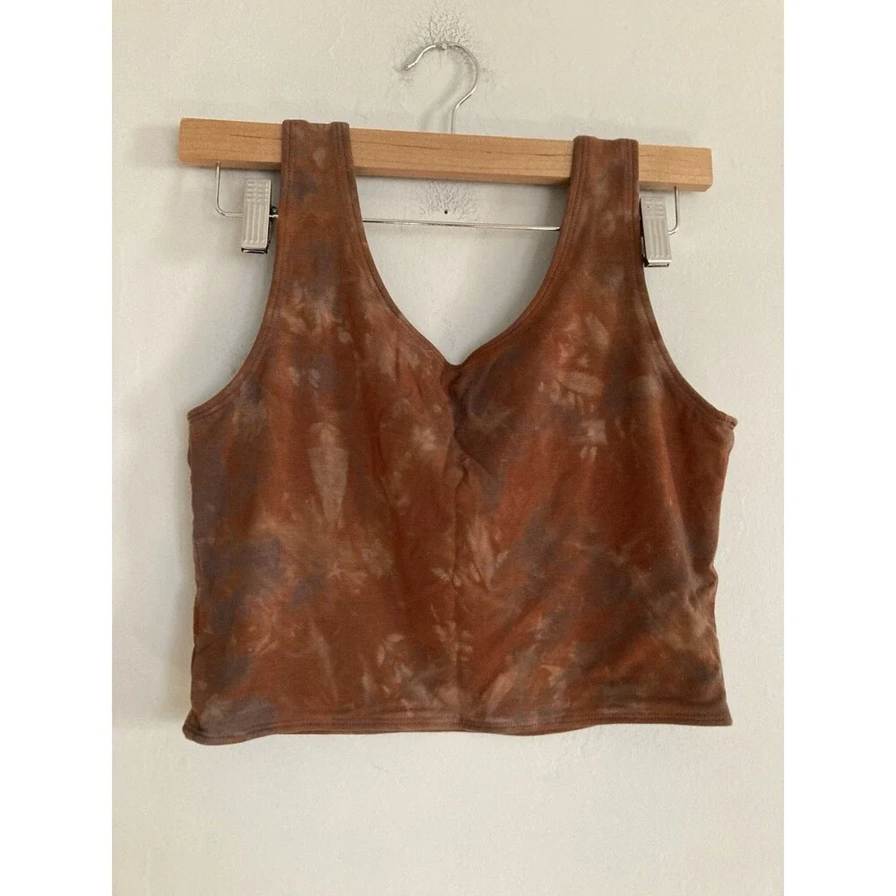 Purusha People ‘Awakening Rising’ Yoga Top 1X Snake Moon Phase RARE Crop Boho - Picture 2 of 4
